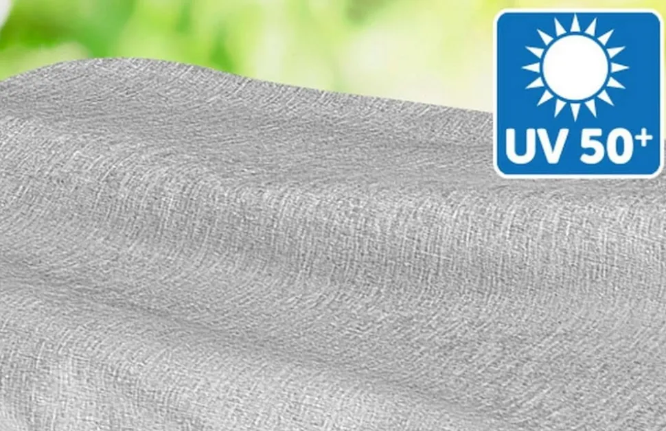 reer ShineSafe+ Sonnensegel, grau-melange