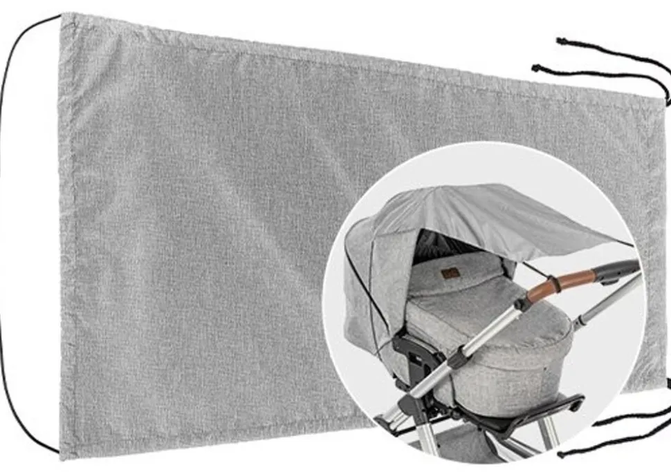 reer ShineSafe+ Sonnensegel, grau-melange