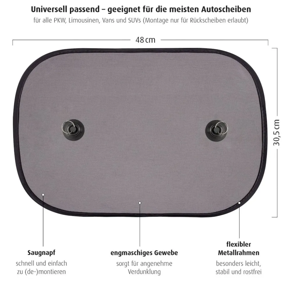 reer TravelKid Sun BasicAuto-Sonnenschutz