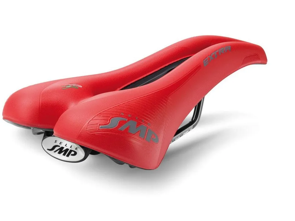 Rennrad-Fahrradsattel Extra, rot