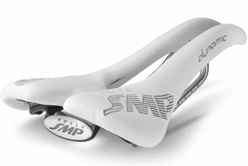 Rennrad-Sattel Dynamic, weiß