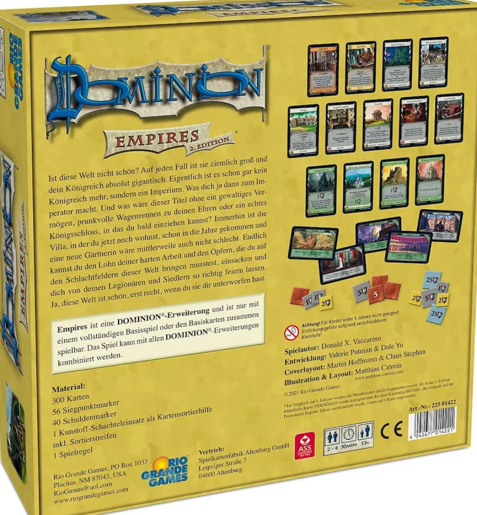 RGG - Dominion - Erweiterung Empires (2. Edition) Gesellschaftsspiel