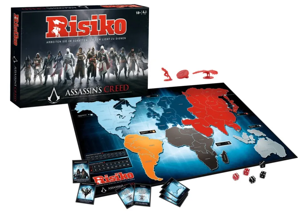 Risiko Assassin's Creed deutsch Gesellschaftsspiel Brettspiel Strategiespiel