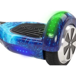 ROBWAY W1 Hoverboard für Erwachsene und Kinder, 6,5 Zoll, Self-Balance, Bluetooth, App, 700 Watt, LEDs (Space Blue 2.0)