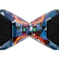 ROBWAY X2 Offroad-Hoverboard fürs Gelände, Erwachsene und Kinder, 8,5 Zoll, App, Bluetooth, 700 Watt (Navy Camo 2.0, Offroad)