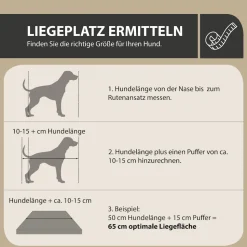 Rohrschneider Tierkissen Gr. 2 Polsterstoff Türkis + faltbarer Reisenapf