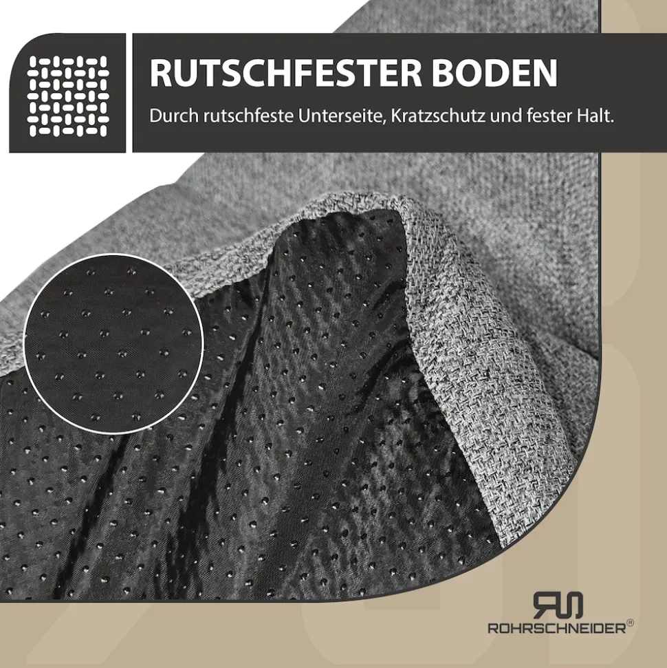 Rohrschneider Tierkissen Gr. 2 Polsterstoff Türkis + faltbarer Reisenapf