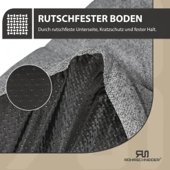 Rohrschneider Tierkissen Gr. 1 Polsterstoff Türkis + faltbarer Reisenapf