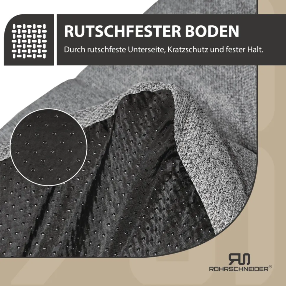 Rohrschneider Tierkissen Gr. 1 Polsterstoff Türkis + faltbarer Reisenapf