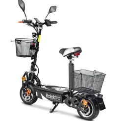 Rolektro, E-Joy Elektro-Scooter 20 Lithium, Schwarz, 36V-20AH Akku, 500 Watt
