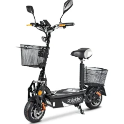 Rolektro, E-Joy Elektro-Scooter 20 Lithium, Schwarz, 36V-20AH Akku, 500 Watt
