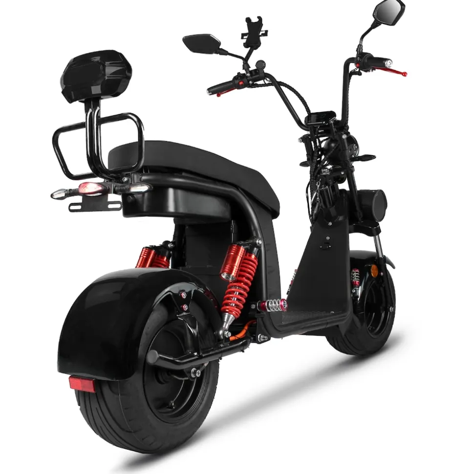 Rolektro Elektroroller E-Chopper 45 km/h mit zwei Akkus