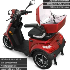 Rolektro E-Trike 25, V.2 in Rot