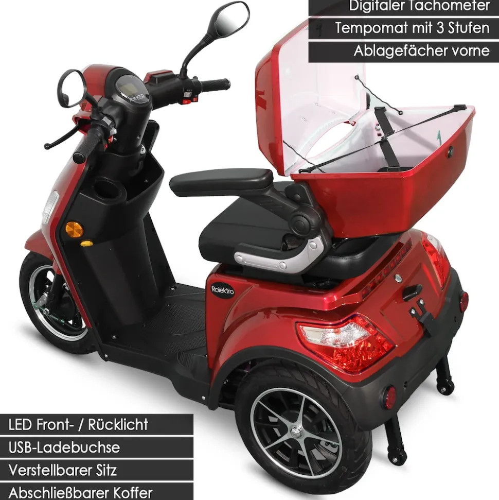 Rolektro E-Trike 25, V.2 in Rot