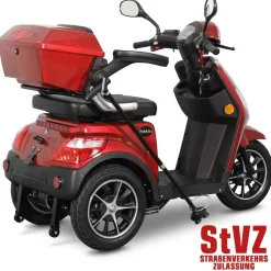 Rolektro E-Trike 25, V.2 in Rot