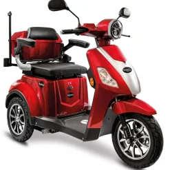 Rolektro, E-Trike 15 V.3 Lithium, Rot, 60-30AH Akku, 1000 Watt