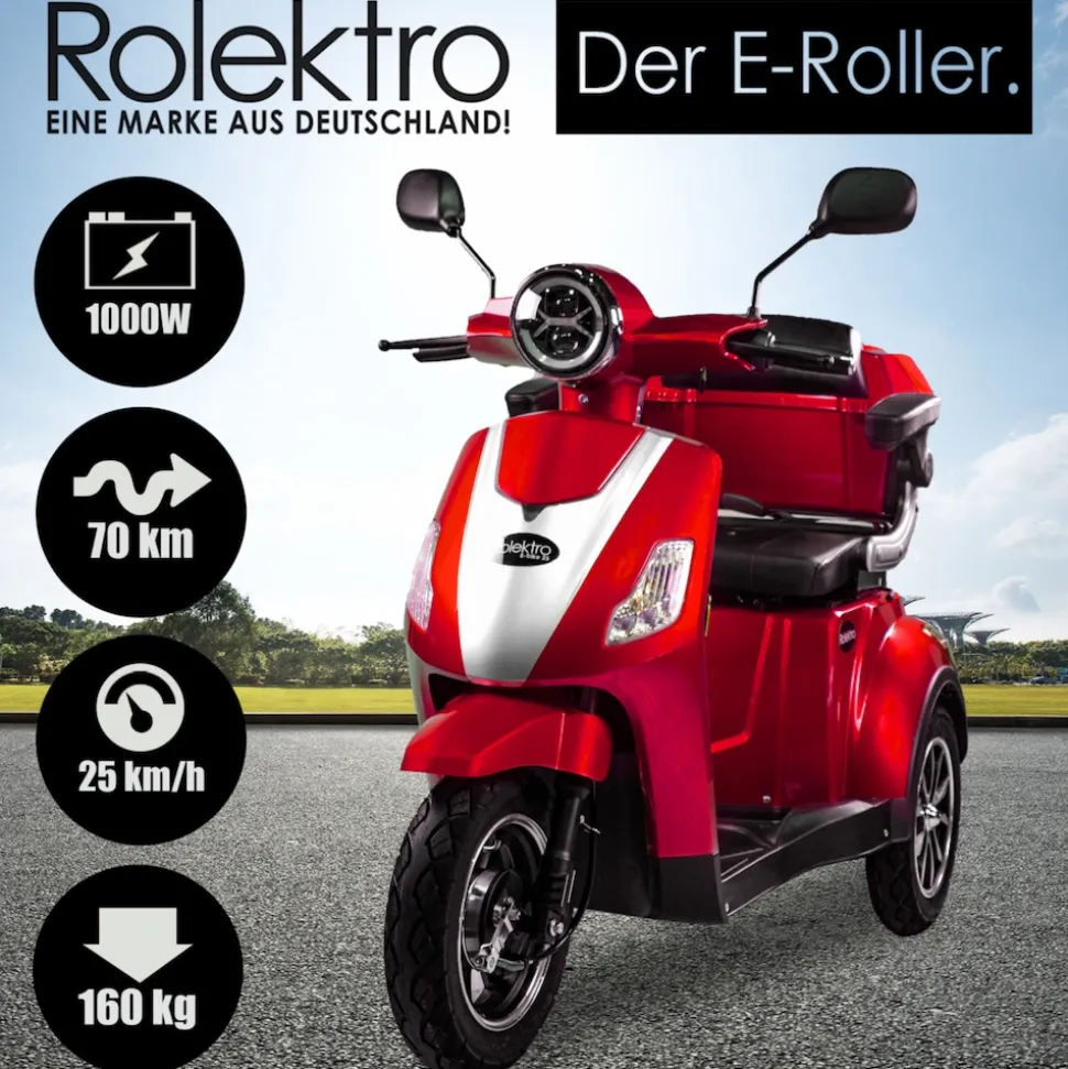 Rolektro E-Trike 25, V.3, Rot