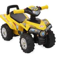 Rutschauto ATV 551 ab 1 Jahr mit Musikfunktion, Hupe, Quad Design gelb