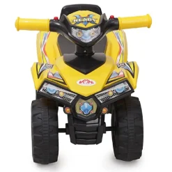 Rutschauto ATV 551 ab 1 Jahr mit Musikfunktion, Hupe, Quad Design gelb