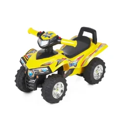 Rutschauto ATV 551 ab 1 Jahr mit Musikfunktion, Hupe, Quad Design gelb