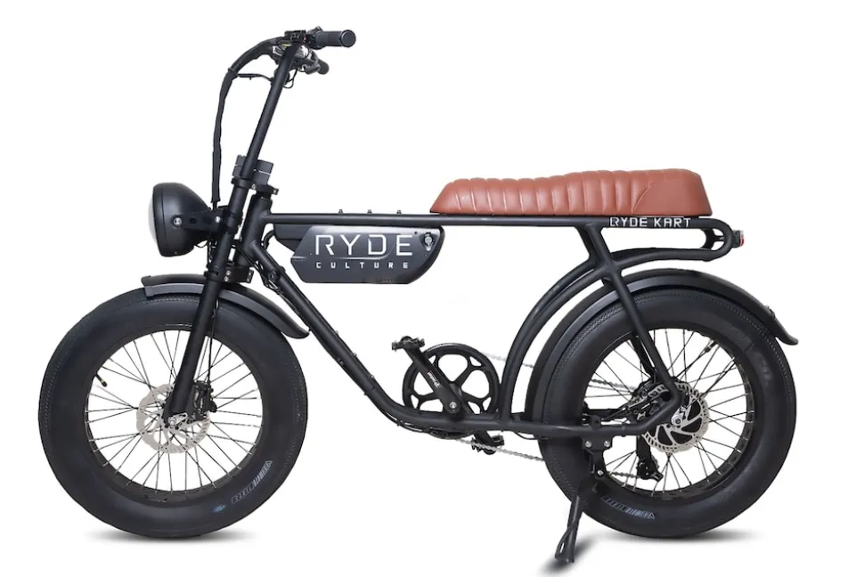Ryde Culture Lifestyle E-Bike Vintage Brown RydeKart250