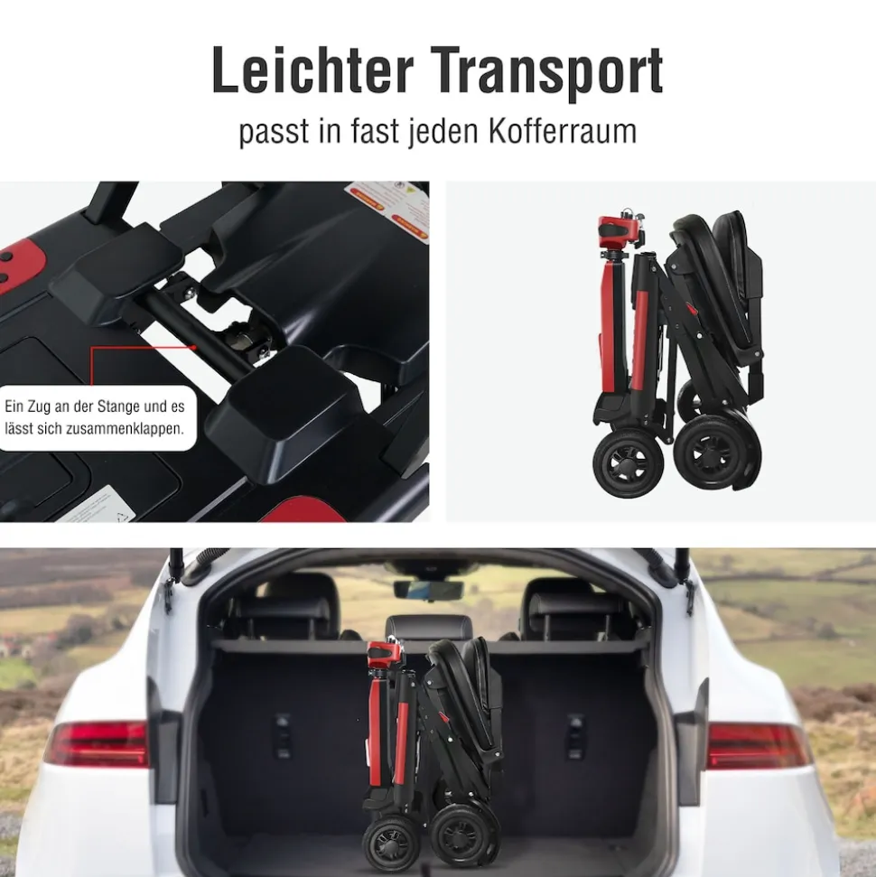 SachsenRAD BestAGE Seniorenmobil Kompakt mit Ein-Knopf-Falttechnik
