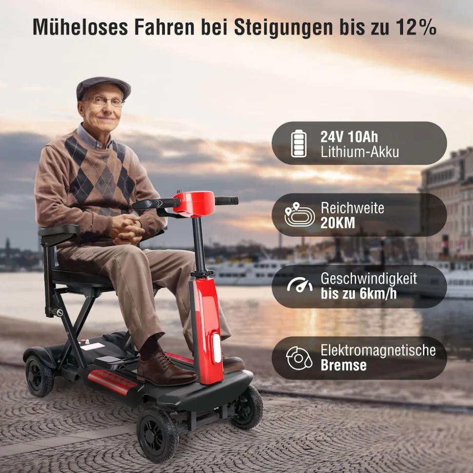 SachsenRAD BestAGE Seniorenmobil Kompakt mit Ein-Knopf-Falttechnik