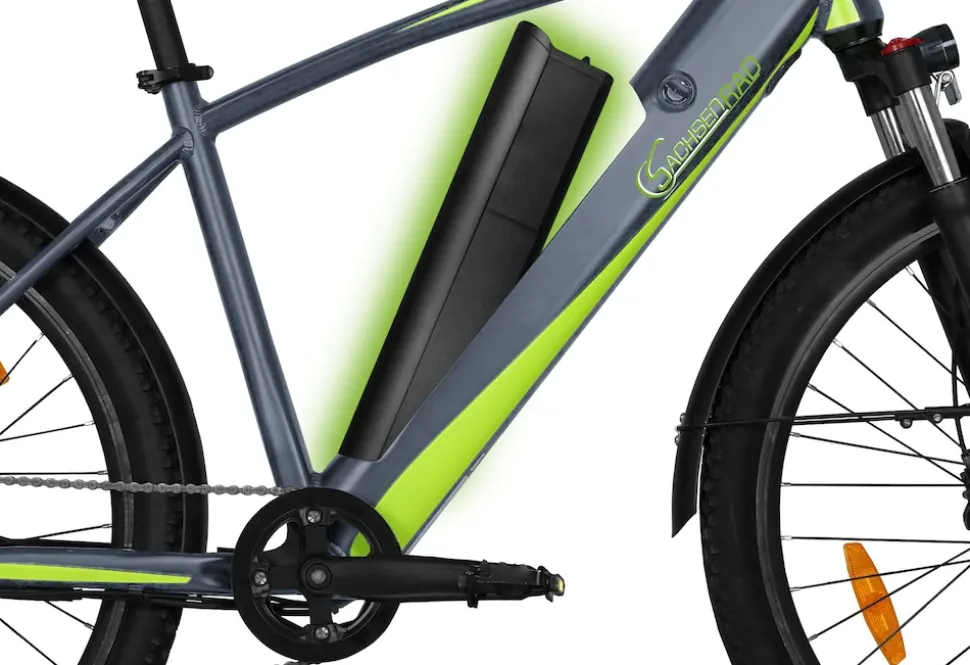 SachsenRAD E-Racing Mountain Bike R8 Flex III für On- und Offroad dunkelgrau 27.5 Zoll