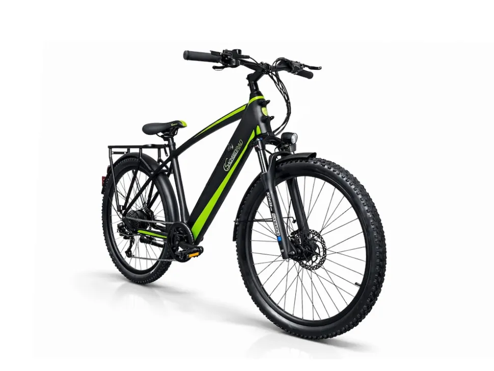 SachsenRAD E-Trekking MTB R8T Flex III für Touren, On- und Offroad schwarz