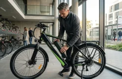 SachsenRAD E-Trekking MTB R8T Flex III für Touren, On- und Offroad schwarz