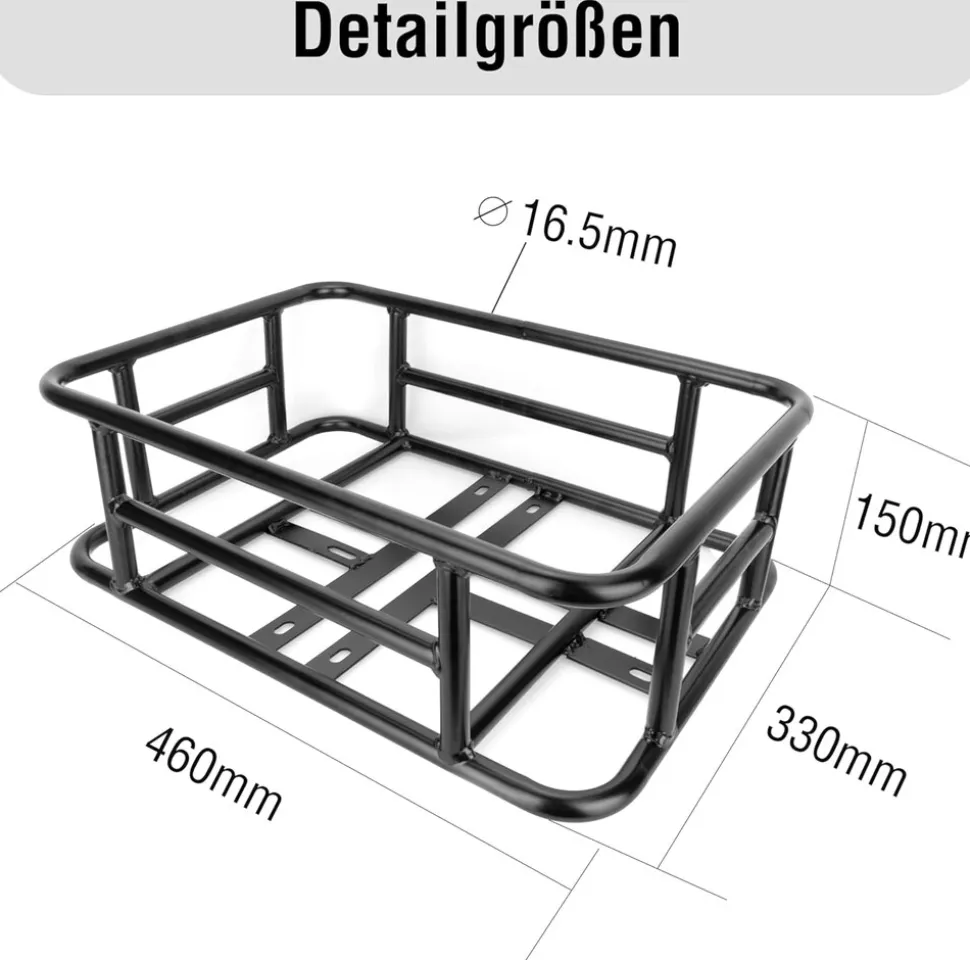 SachsenRAD Gepäckträger-Korb für C5 C5R S8 C3T