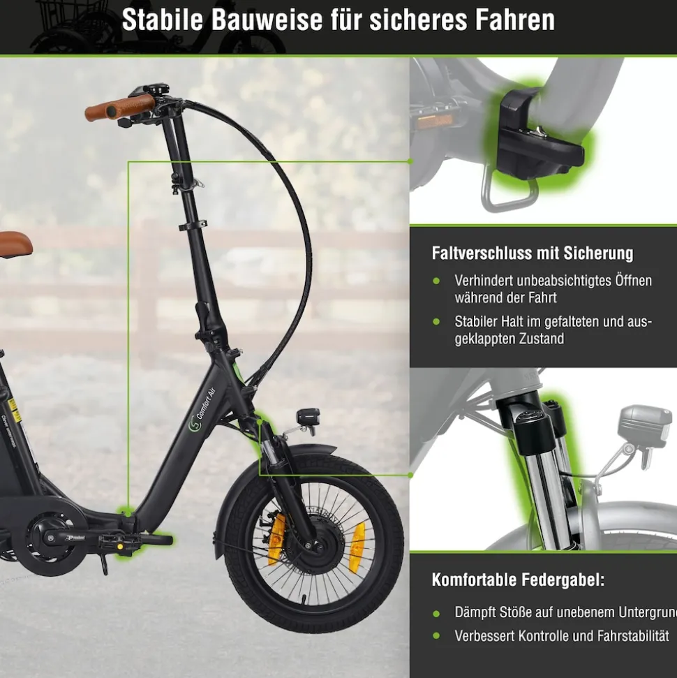 SachsenRAD T6S Comfort Air mit Alarmanlage