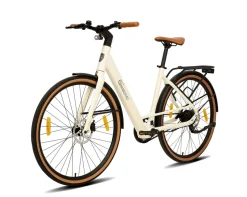 SachsenRAD Urban City E-Bike C3V Roma II in Mamorweiss mit Riemenantrieb
