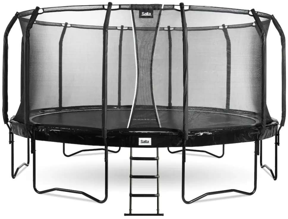 SALTA First Class Trampoline Ø ca. 251 cm rund schwarz - versch. Ausführungen