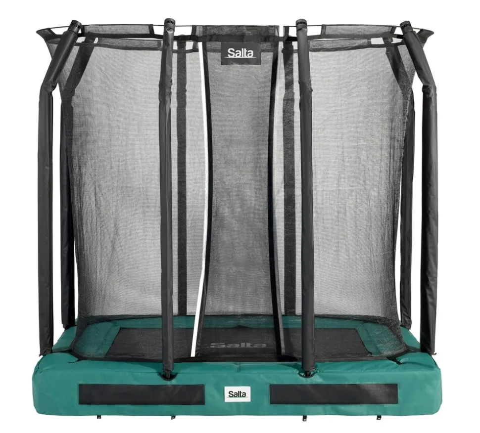 SALTA Premium Ground Trampolin ca. 214x153 cm - Rechteckig Grün - versch. Ausführungen