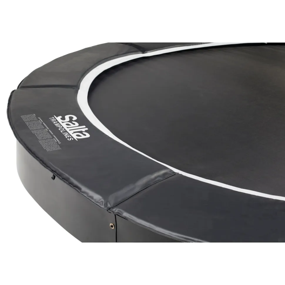 Salta Royal Baseground - rund - Ø251cm - 8,23ft - Schutzrand Schwarz