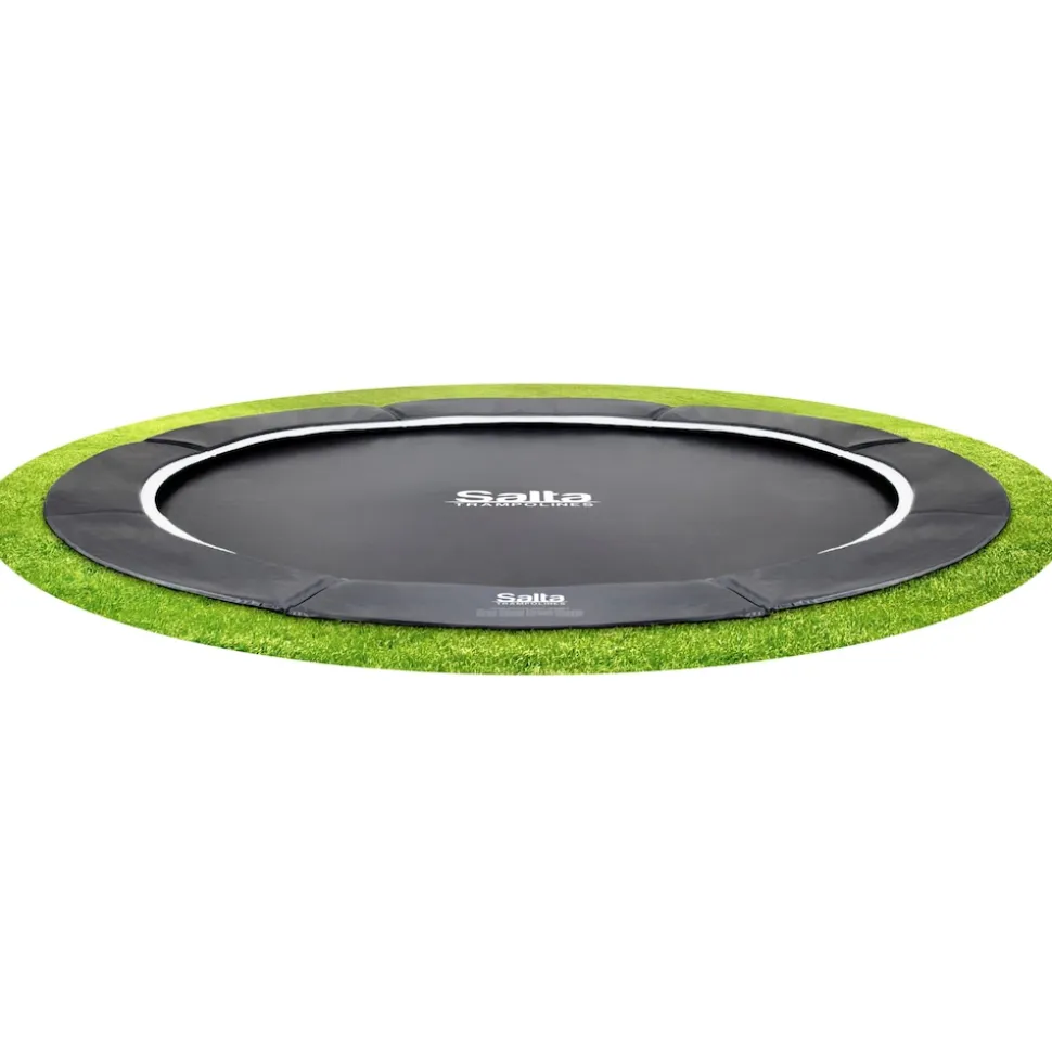 Salta Royal Baseground - rund - Ø251cm - 8,23ft - Schutzrand Schwarz