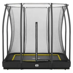 Salta Trampoline - Comfort Edition Ground- rechteckig - 214 x 153cm - Schutzrand Schwarz