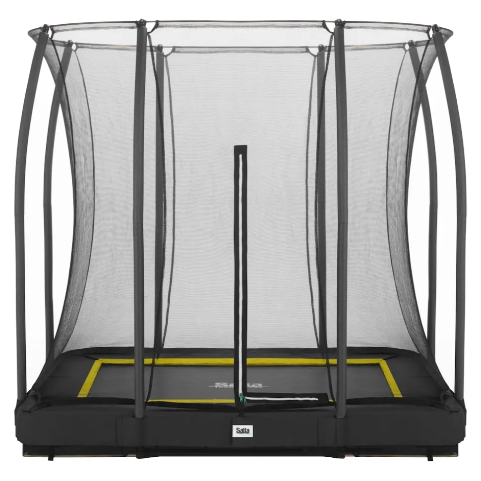 Salta Trampoline - Comfort Edition Ground- rechteckig - 214 x 153cm - Schutzrand Schwarz