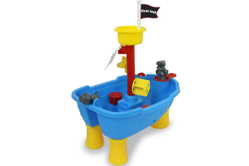 Sand- und Wasserspieltisch Pirat Jack 21 Teile