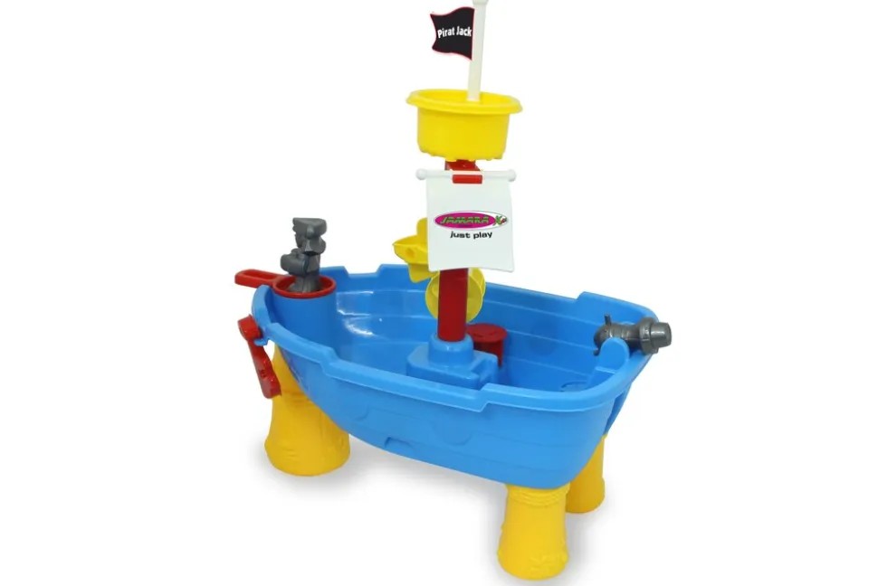 Sand- und Wasserspieltisch Pirat Jack 21 Teile