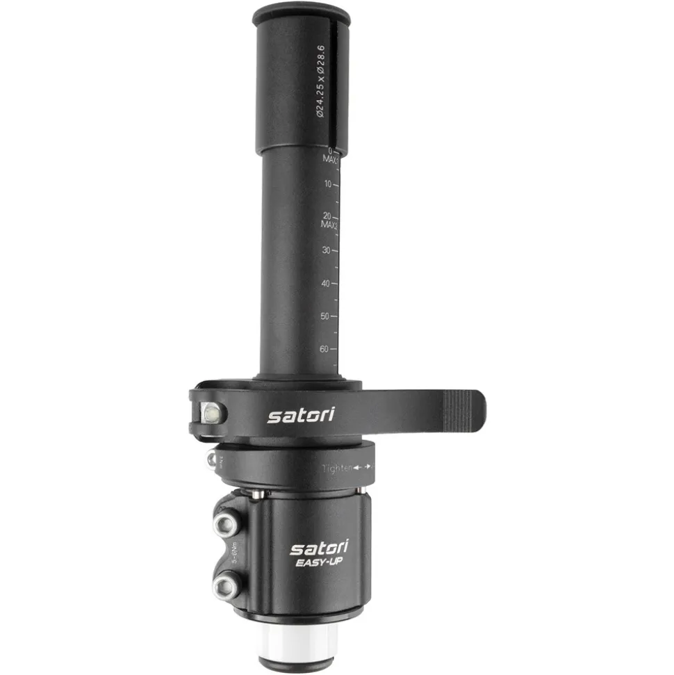 Satori Easy Up Vorbau Erhöhung E Bike Fahrrad Vorbauerhöhung mit Schnellspanner verstellbar Lenkererhöhung