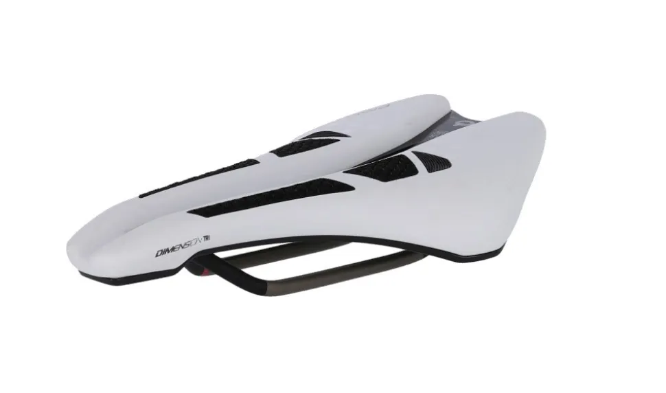 Sattel Dimension TRI 143CPC Tirx Unisex weiß/silber