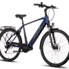 SAXONETTE Deluxe Sport Man 9 Gang Trekking E-Bike Scheibenbremsen