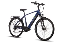SAXONETTE Deluxe Sport Man 9 Gang Trekking E-Bike Scheibenbremsen