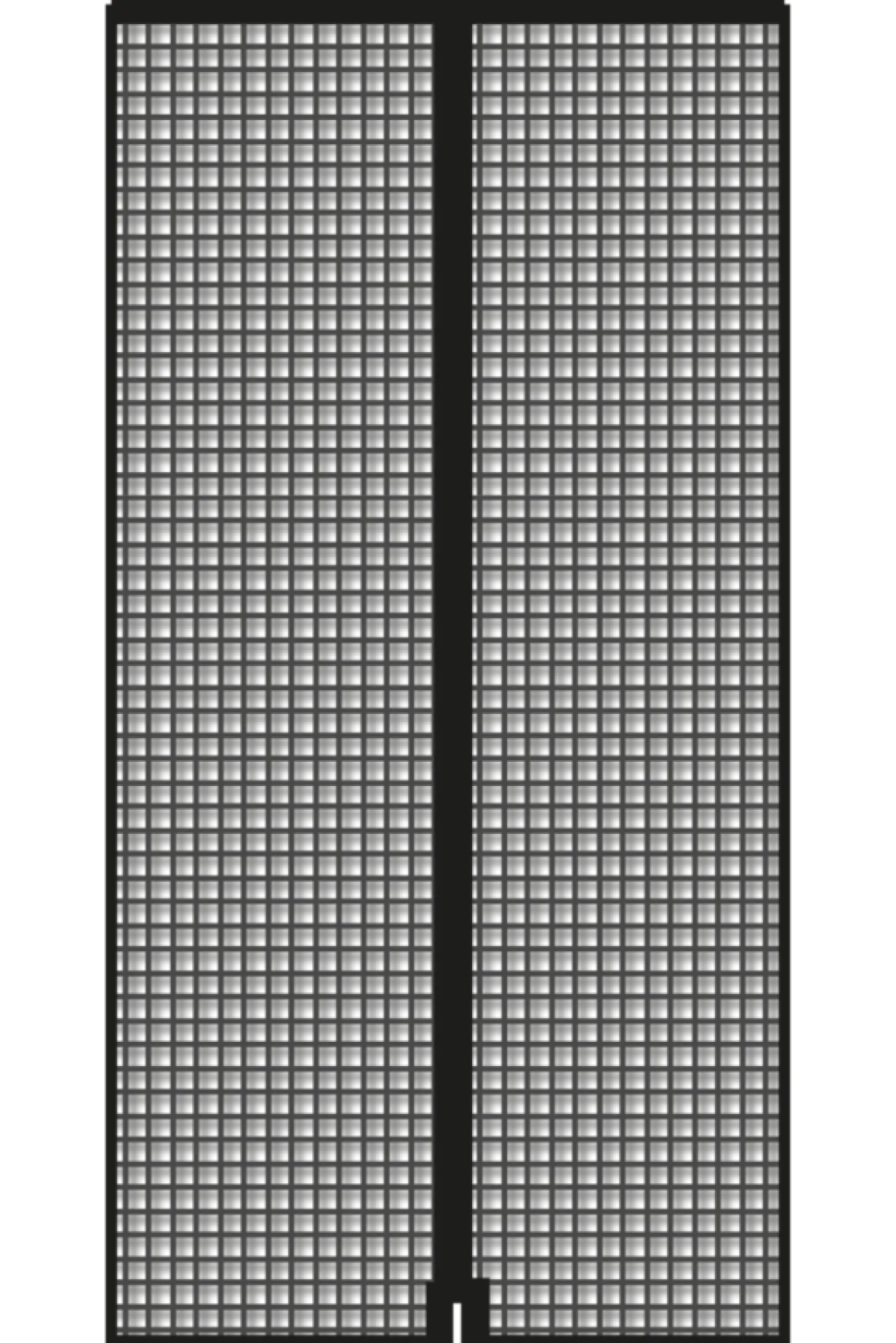Schellenberg Fliegengitter-Magnetvorhang, 90 x 210 cm, anthrazit