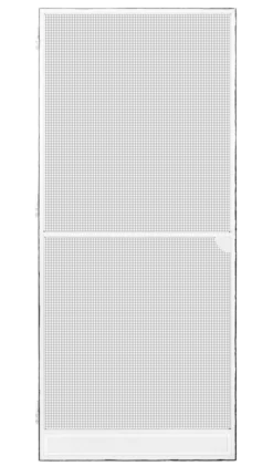 Schellenberg Fliegengittertür Premium, 100 x 215 cm, weiß