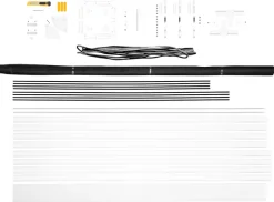 Schellenberg Fliegengittertür Premium, 120 x 240 cm, weiß