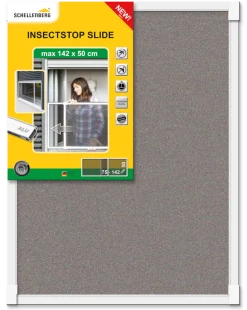Schellenberg Insektenschutz-Schiebefenster 50 x 75-142 cm, weiß