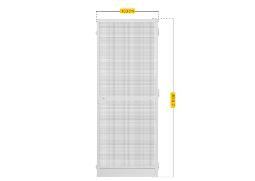 Schellenberg Insektenschutztür PLUS, weiß, 100 x 210 cm